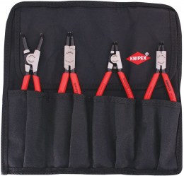 Juego de alicates para anillos de presión en bolsa  Knipex4